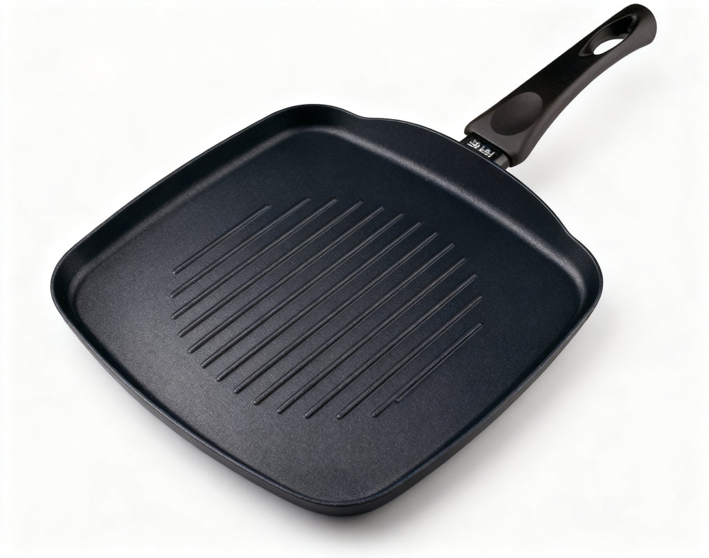 Asadora Aluminio Inducción Grill 27x27 cm