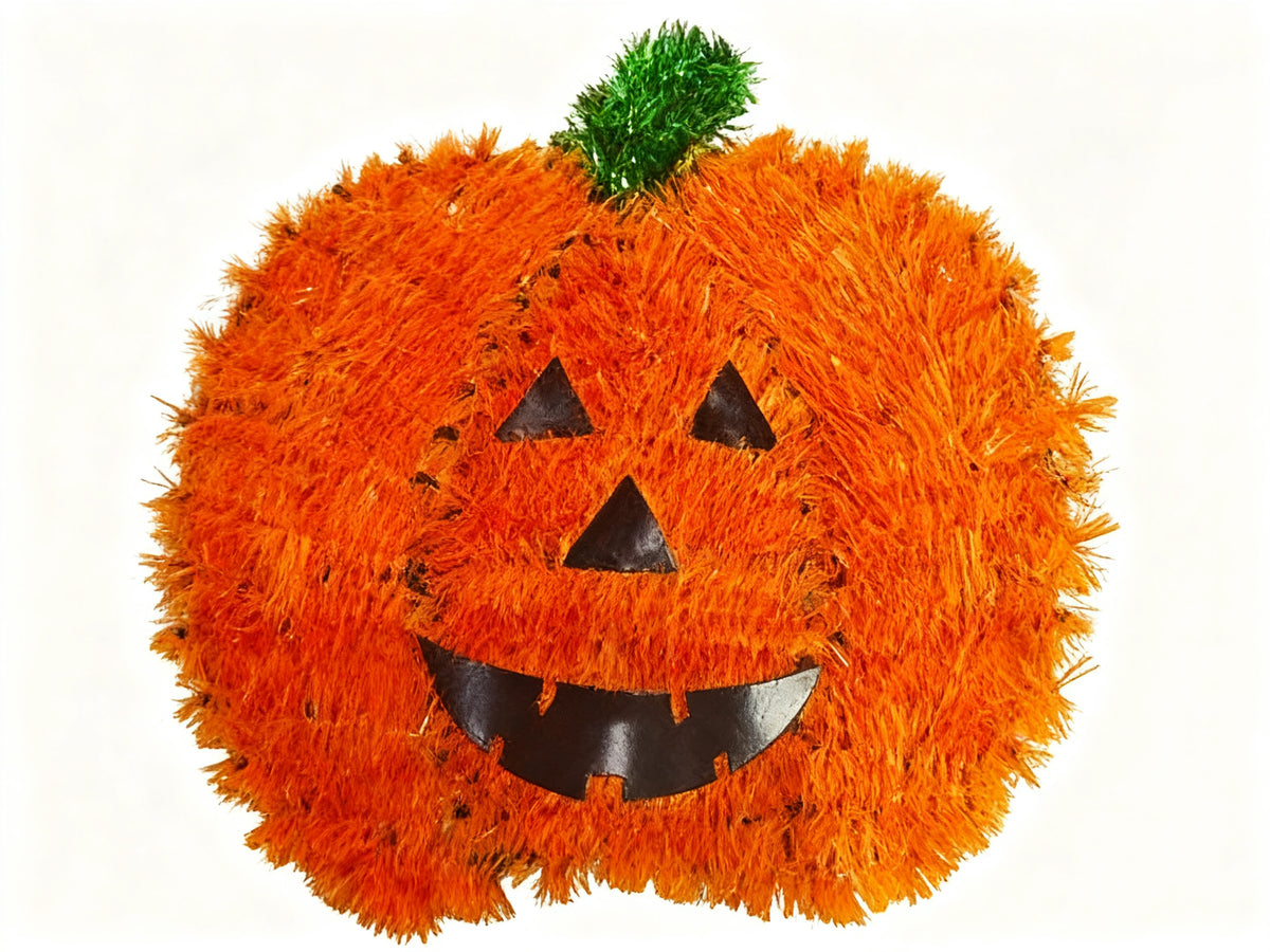 Calabaza Grande de Halloween con Mango Verde