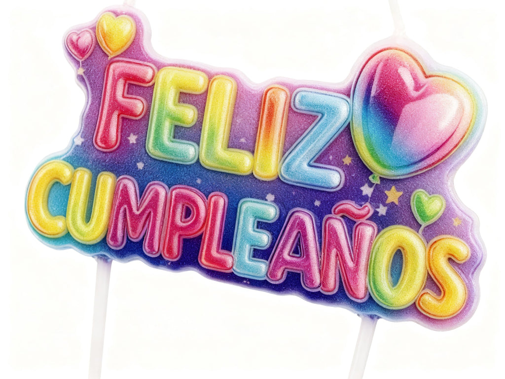 Vela Cumpleaños Feliz Decorativa