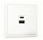 BASE DE PARED USB A+C 20W