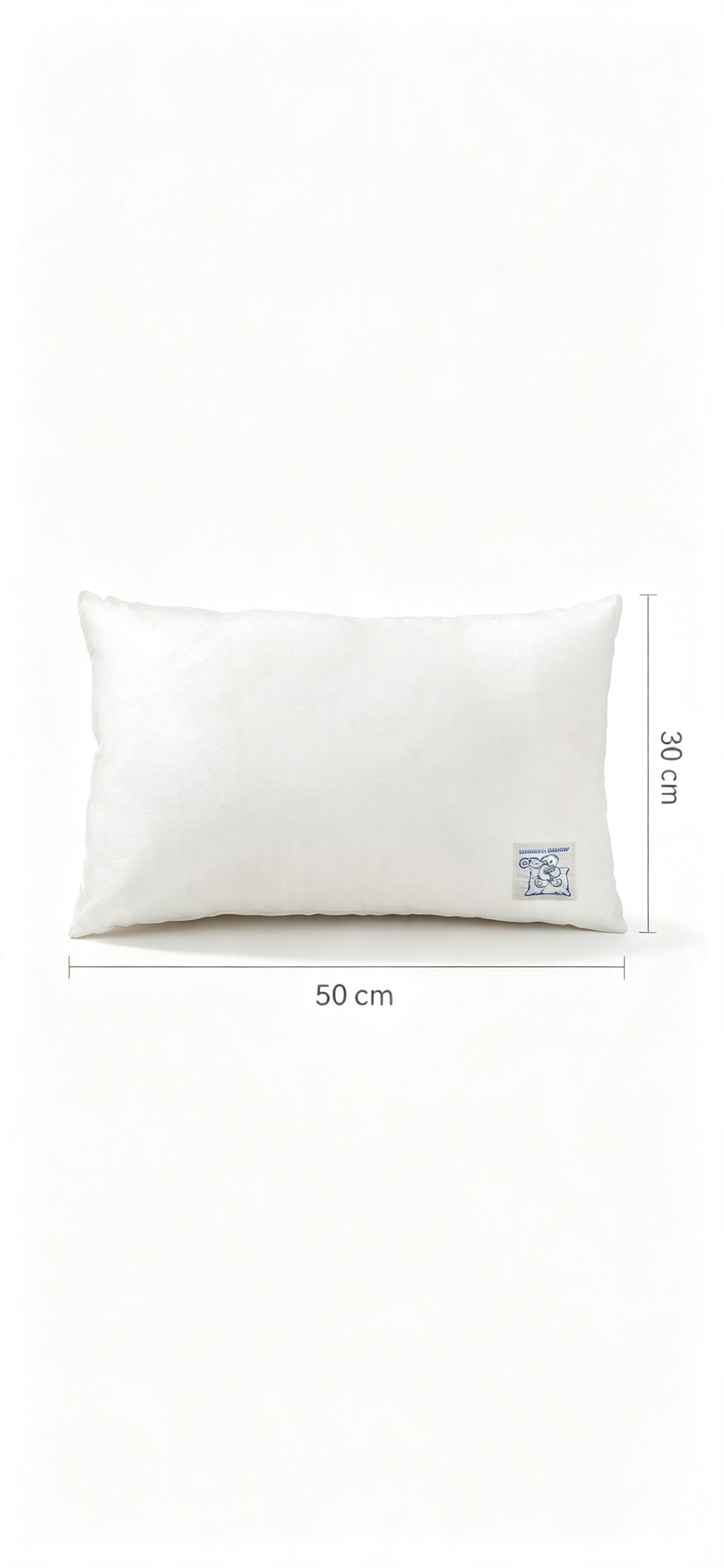 Almohada de Fibra Blanca | Suave y Transpirable para Cama y Sofá