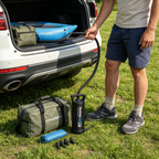 Bestway Hydro-Force Bomba de Mano Manual 36 cm | Kayak, SUP y Productos Inflables | 3 Adaptadores de Válvula