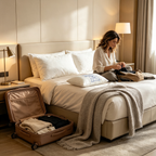 Almohada de Fibra Blanca | Suave y Transpirable para Cama y Sofá