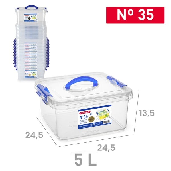 CAJA Nº 35 5 L TRANSPARENTE