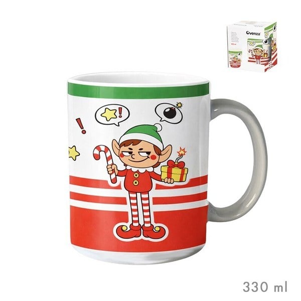 Taza Elfo Travieso en Caja Regalo