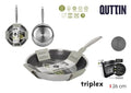 Sarten Acero Induccion Triplex 26cm Quttin