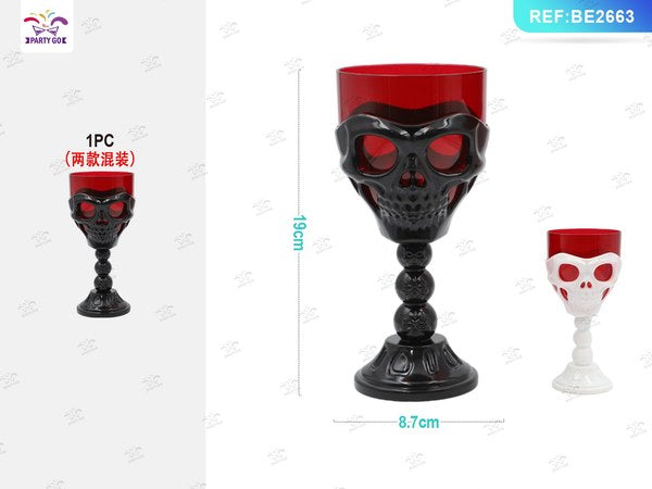 Caliz de Calavera de Halloween 1 Unidad