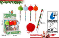 BOLIGRAFO BORRABLE POMPOM NAVIDEÑO
