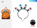 Diadema de Ojos con Luz para Fiestas