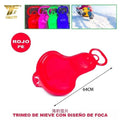 Trineo de Nieve Diseño de Foca Rojo 64cm