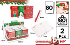 Mini Libretas con Bolígrafo Navideñas