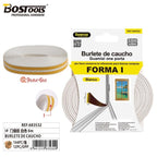 Burlete de Caucho Blanco 6m