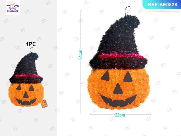 Colgante Calabaza de Halloween 1 Pieza