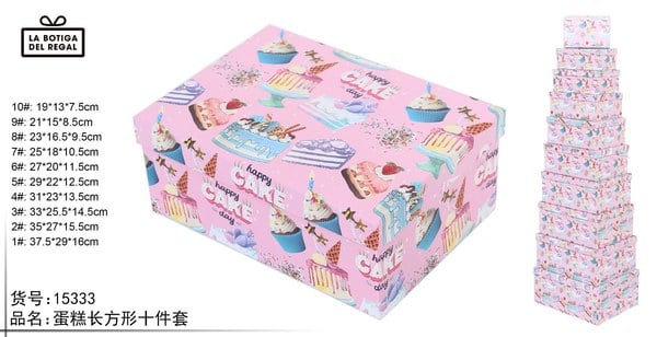 CAJA DE REGALO 10 PIEZAS