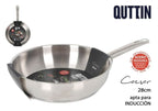 Sarten Acero Inoxidable Quttin Caesar 28cm