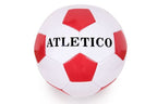 BALÓN DE FÚTBOL ROJO Y BLANCO ATLÉTICO