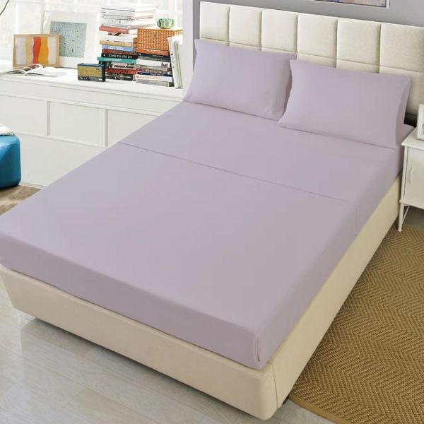 Juego de Sabanas 135cm Morado