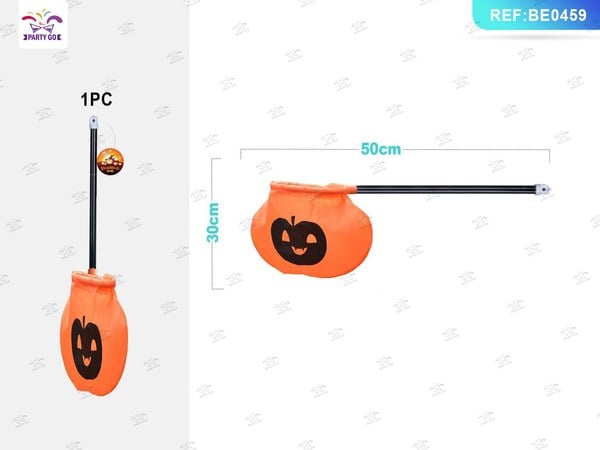 BOLSA DE DULCES CALABAZA NARANJA HALLOWEEN 1PC