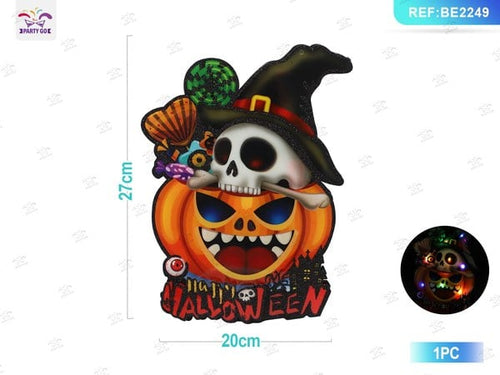 Adorno de Halloween con Luz Calabaza