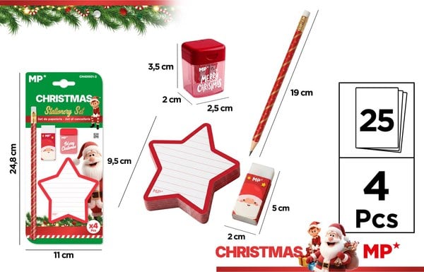 Set de Papelería Navidad
