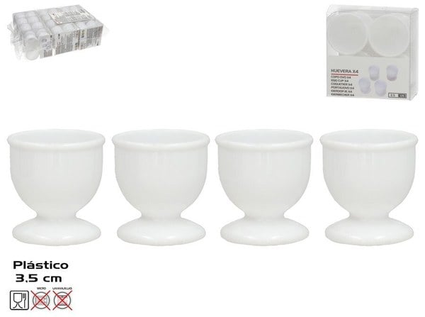 Huevera X4 3,5 cm - Vasos para huevos