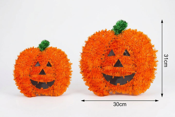 Calabaza Grande de Halloween con Mango Verde