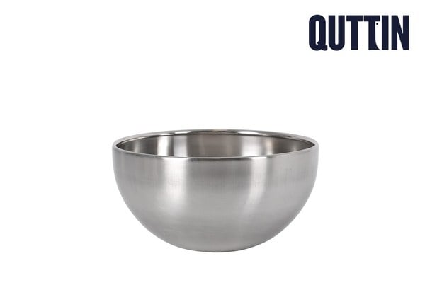 BOL APERITIVO ACERO MATE QUTTIN 12cm