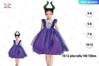 NINA TRAJE DE MALEFICA 10-12 ANOS