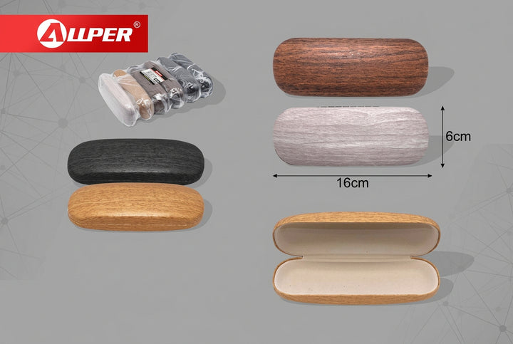 Portagafas Texturizados de Madera
