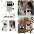 Radio AM/FM MK-9 PLATA Portátil
