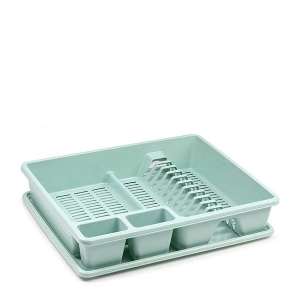 Escurridor de Platos Rectangular Verde