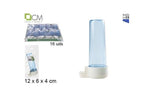 PACK 2 BEBEDEROS PÁJARO LARGOS TRANSPARENTE