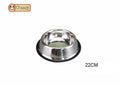 Comedero de Acero para Mascotas 22 cm