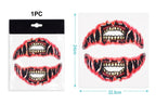Pegatinas de Labios 3D para Halloween 1pc