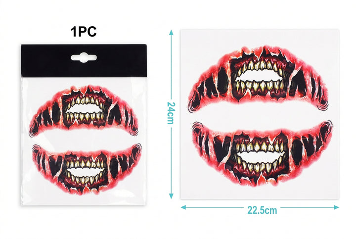 Pegatinas de Labios 3D para Halloween 1pc