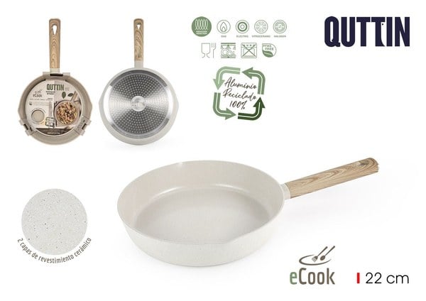 SARTEN 22CM ECOOK QUTTIN
