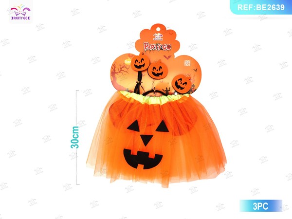 Conjunto de 3 Faldas de Tull Halloween