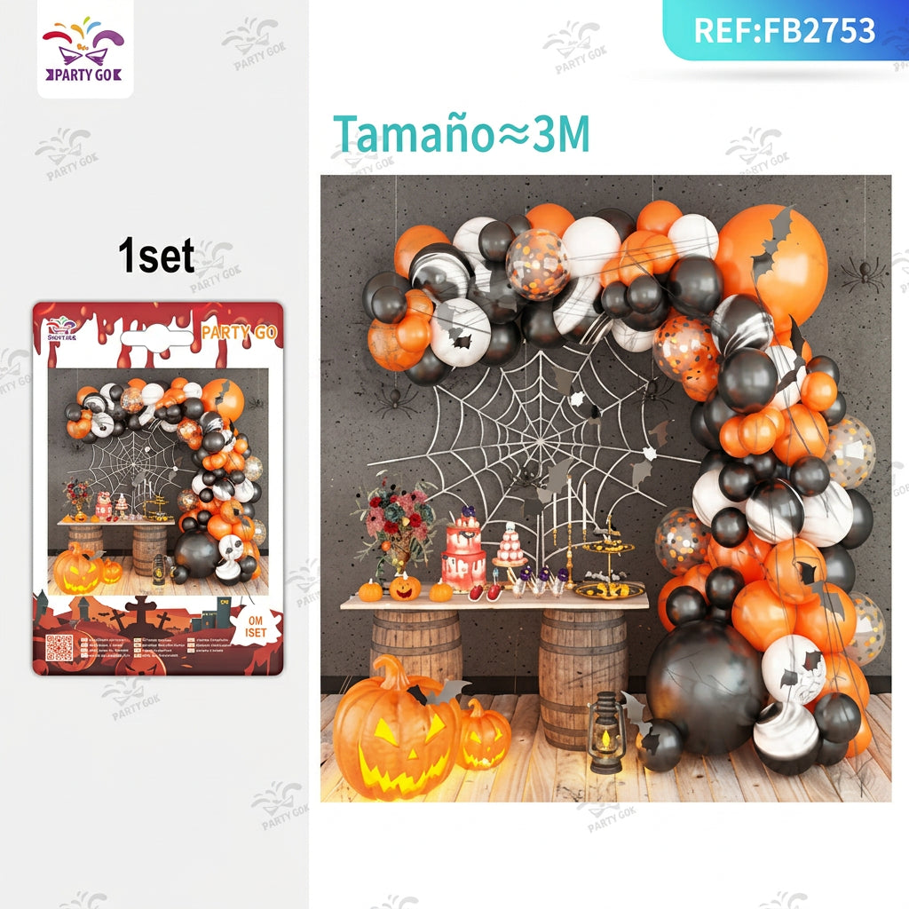 Juego de Globos Decorativos de Halloween