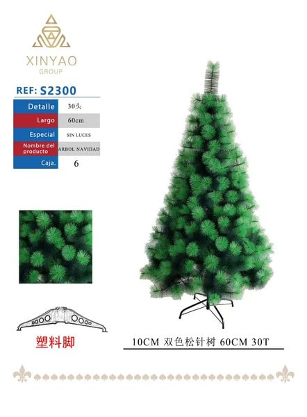 Arbol de Navidad 60cm 30T