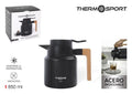 Jarra Termo Acero Madera 850ml THERMOSPORT