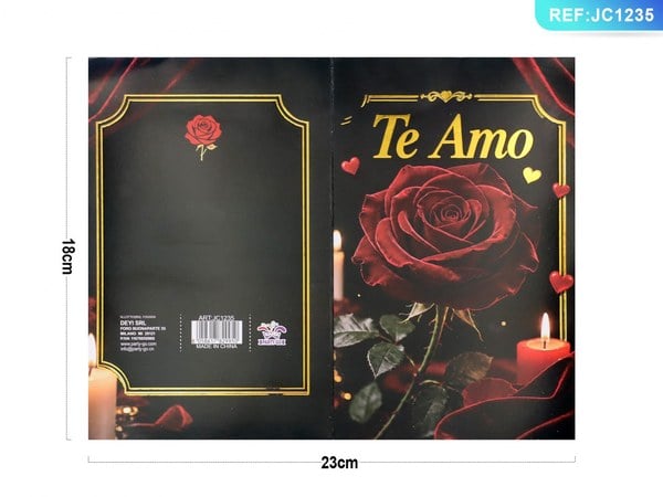Carta Te Amo 23x18 cm