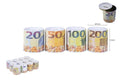 Hucha Metálica Diseño Billete Euro 9x9,5 cm