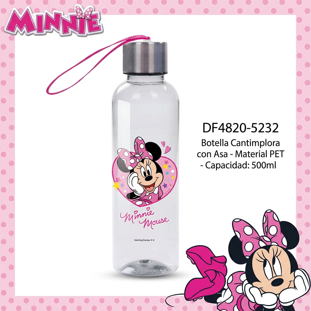 Cantimplora Minnie Plástica 500ml PET
