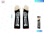 Guantes sin dedos de Halloween