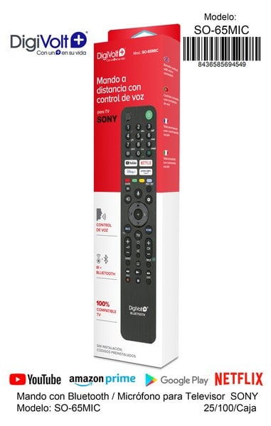 Mando Bluetooth con Micro para Sony SO-65MIC