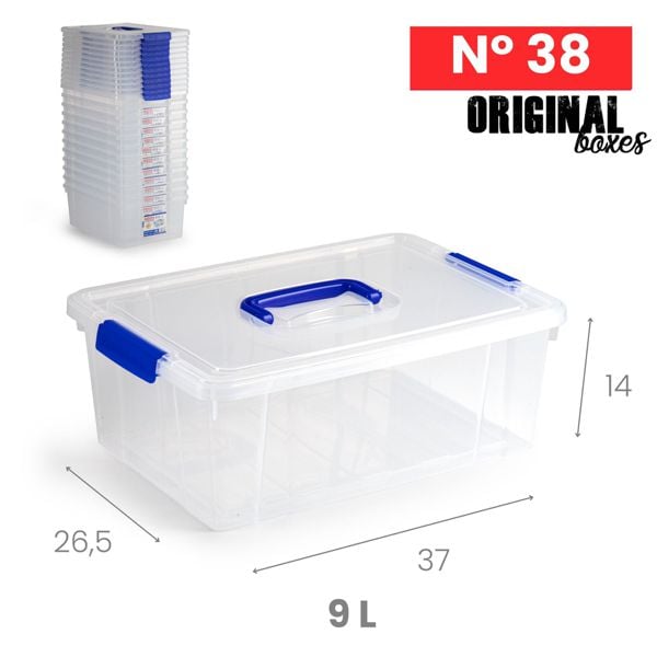 CAJA Nº 38 9 L TRANSPARENTE