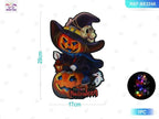 Adorno de Halloween con Luz Calabaza
