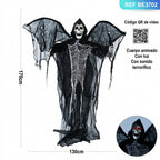 Fantasma Alado 160cm Decoración Halloween