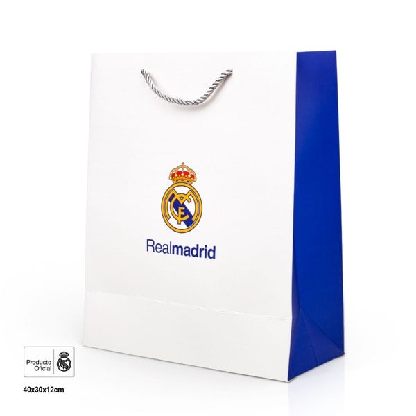 BOLSA REGALO REAL MADRID 40X30X12CM