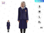 Traje de Vestido Wednesday para Adulto
